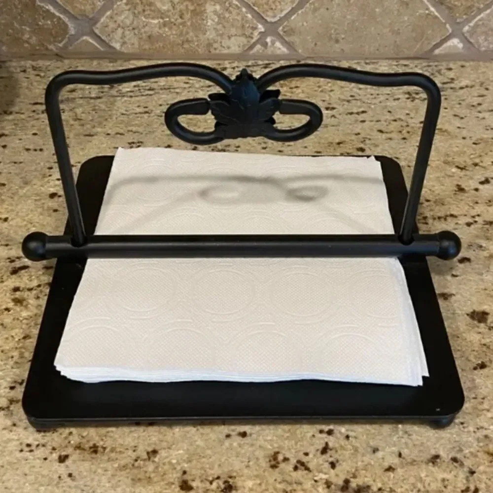 Longaberger Maple Leaf Wrought Iron Napkin Holder!